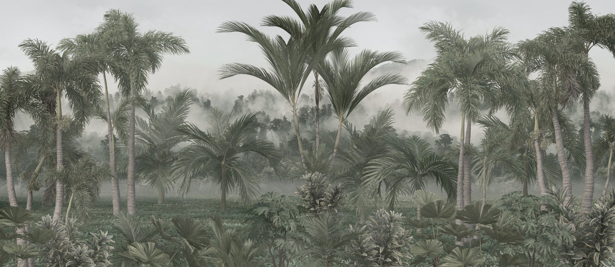 Wild Tropical Palm Leaves Peel and Stick Wallpaper Wall Murals in your room