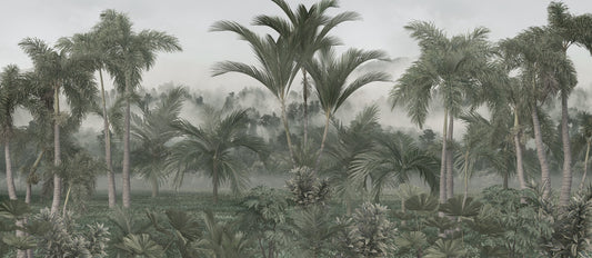 Wild Tropical Palm Leaves Peel and Stick Wallpaper Wall Murals