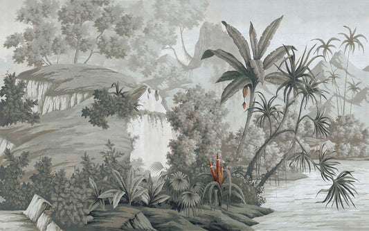 Serene Monotone Woodland Wallcoverings Murals