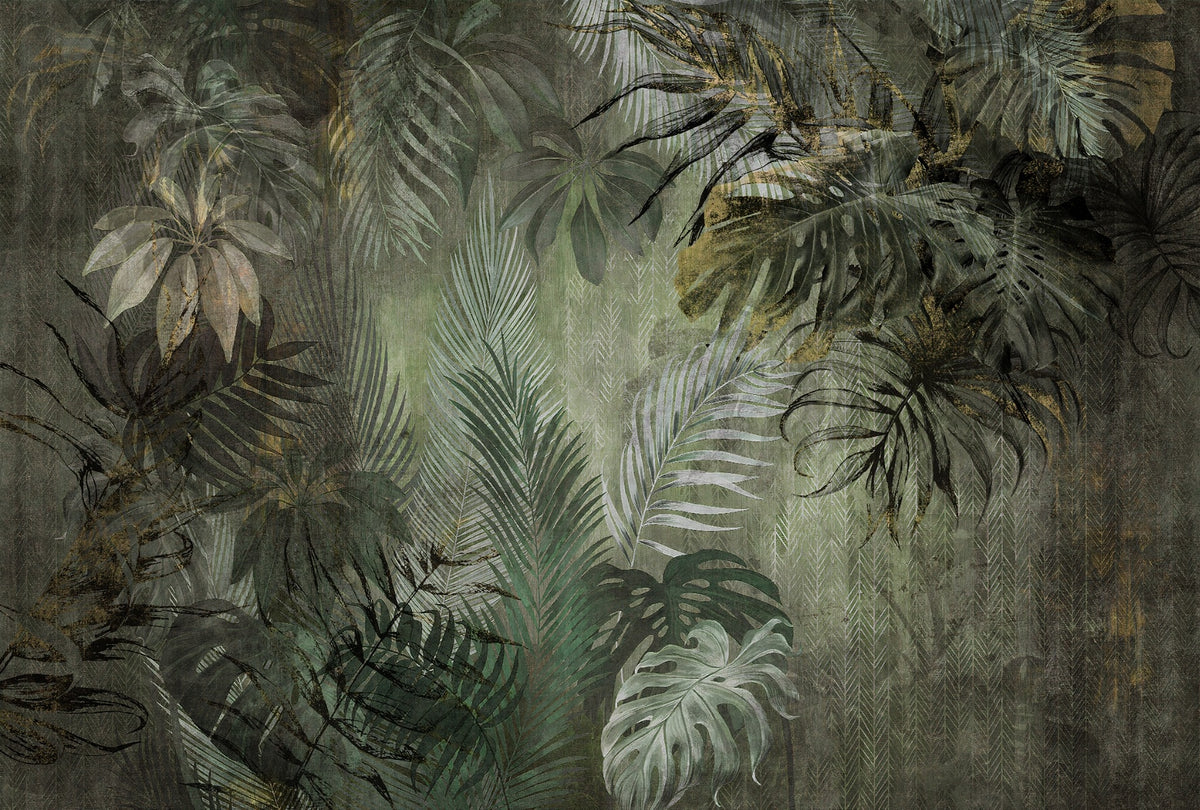 Tropical Peel and Stick Wallpaper for Walls in your room — zoomed