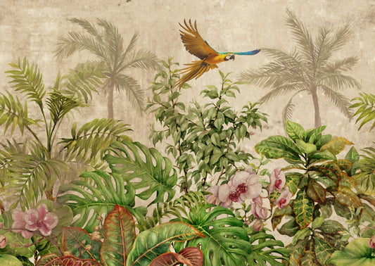 Tropical Avian Paradise Wallpaper Murals