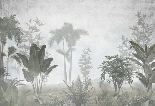 Custom Design Tropical Banana Trees Wallpaper Murals