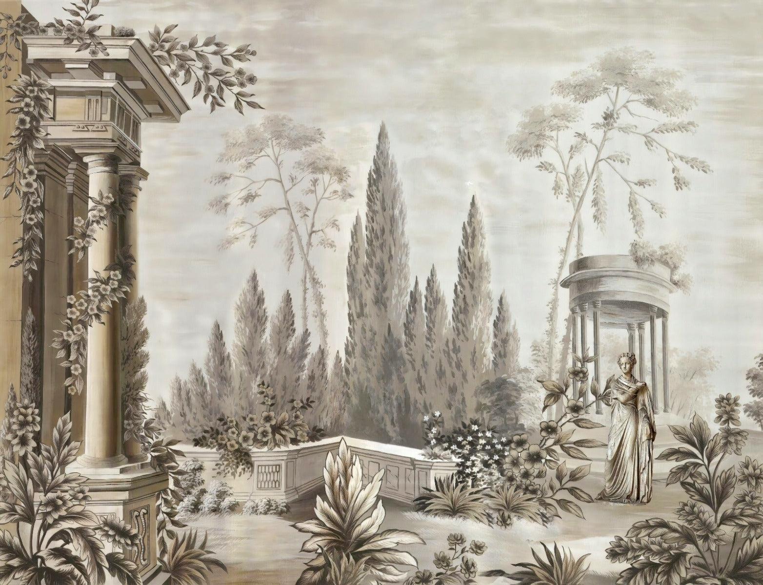 Fortified Dusky Arboretum Wallpaper Murals