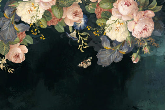 Arboreal Flowering Entrances Wallpaper Murals