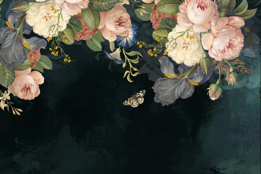Arboreal Flowering Entrances Wallpaper Murals