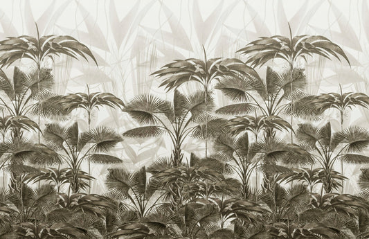 Wild Palm Canopy Wallpaper Murals