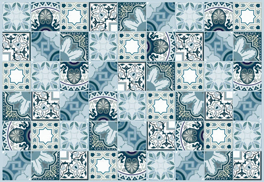 Geometric Mosaic Tile Harmony Wall Murals