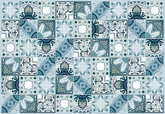 Geometric Mosaic Tile Harmony Wall Murals