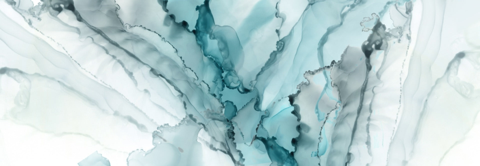 Aqua Ink Marble Abstracts Wall Murals