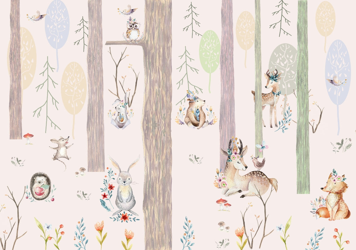 Magical Fairy Forest Kids Wallpaper