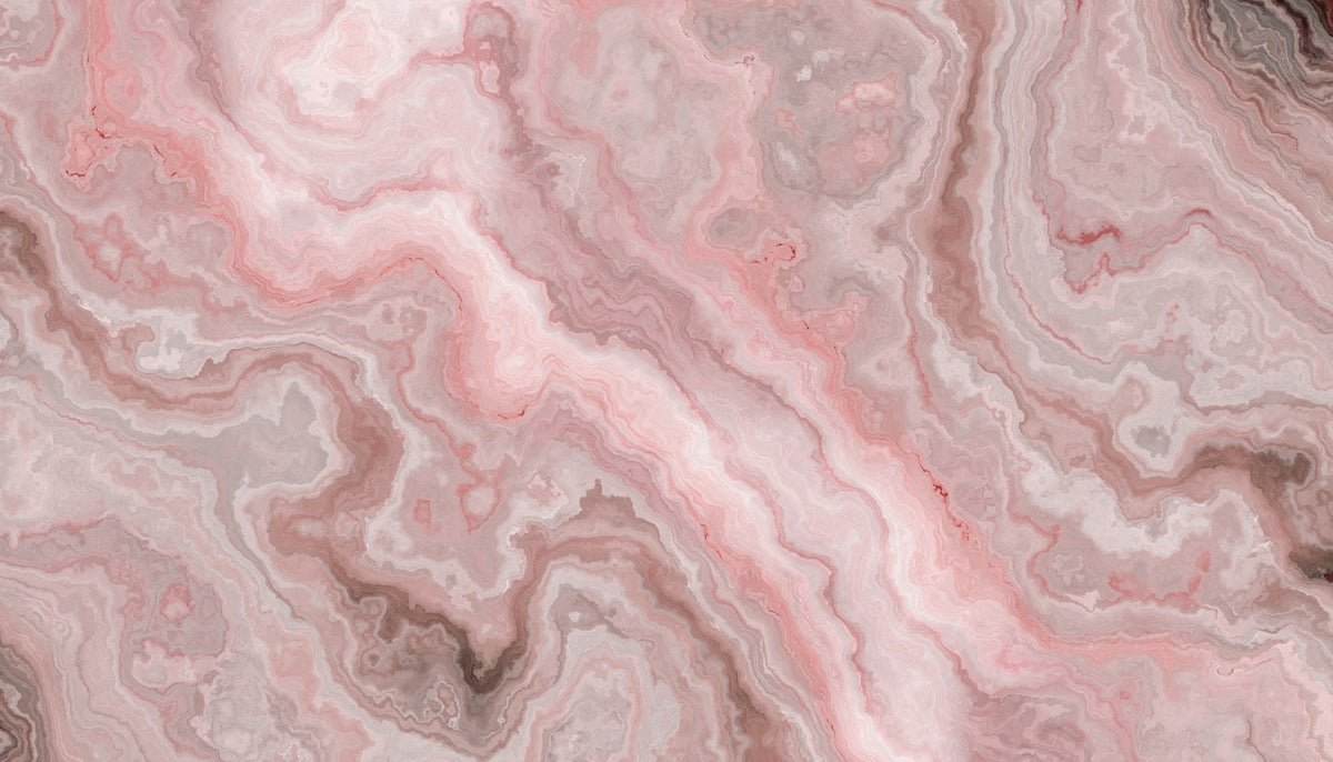 Pink Color Onyx Abstract Marble Wallpaper Murals in your room — zoomed