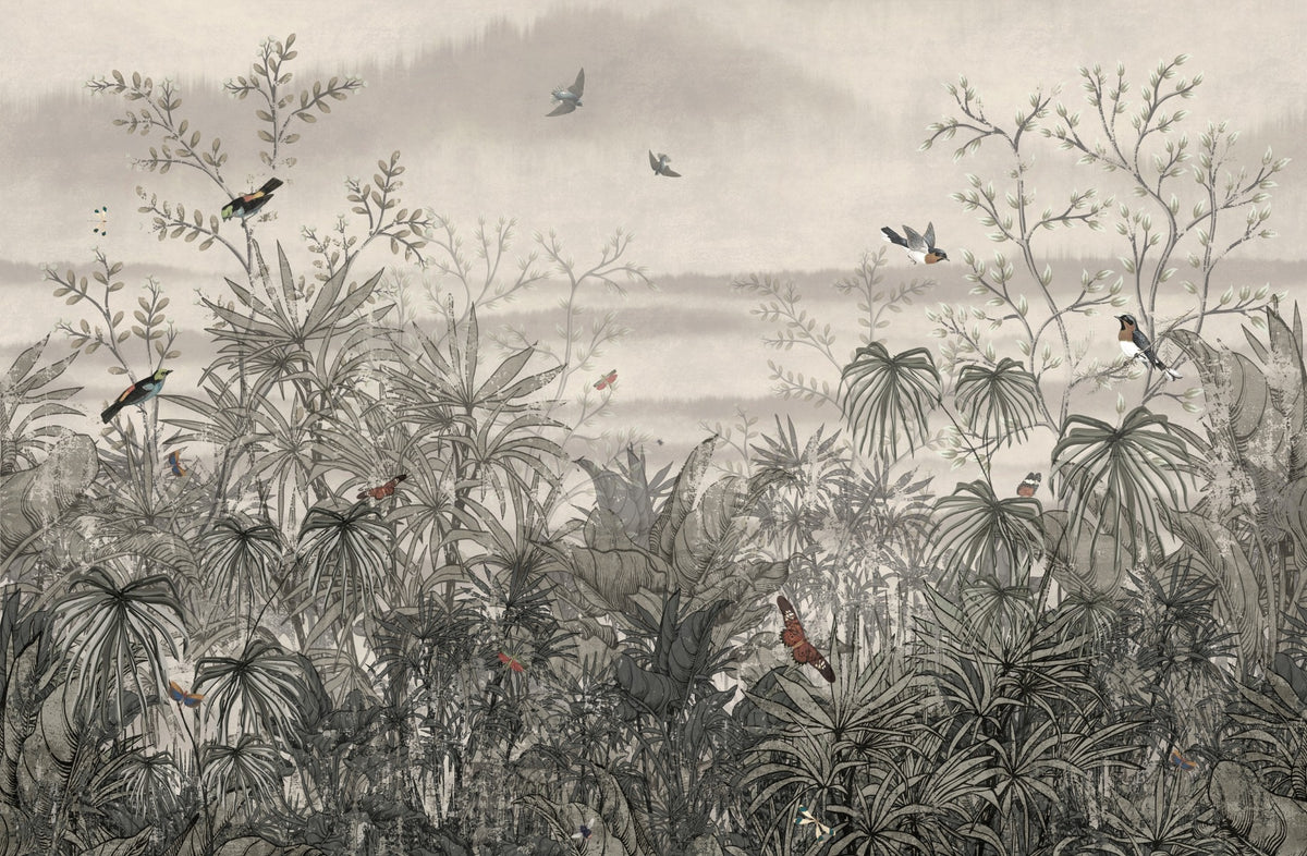 Best Vintage Forest Branches Wallpaper For Walls in your room — zoomed