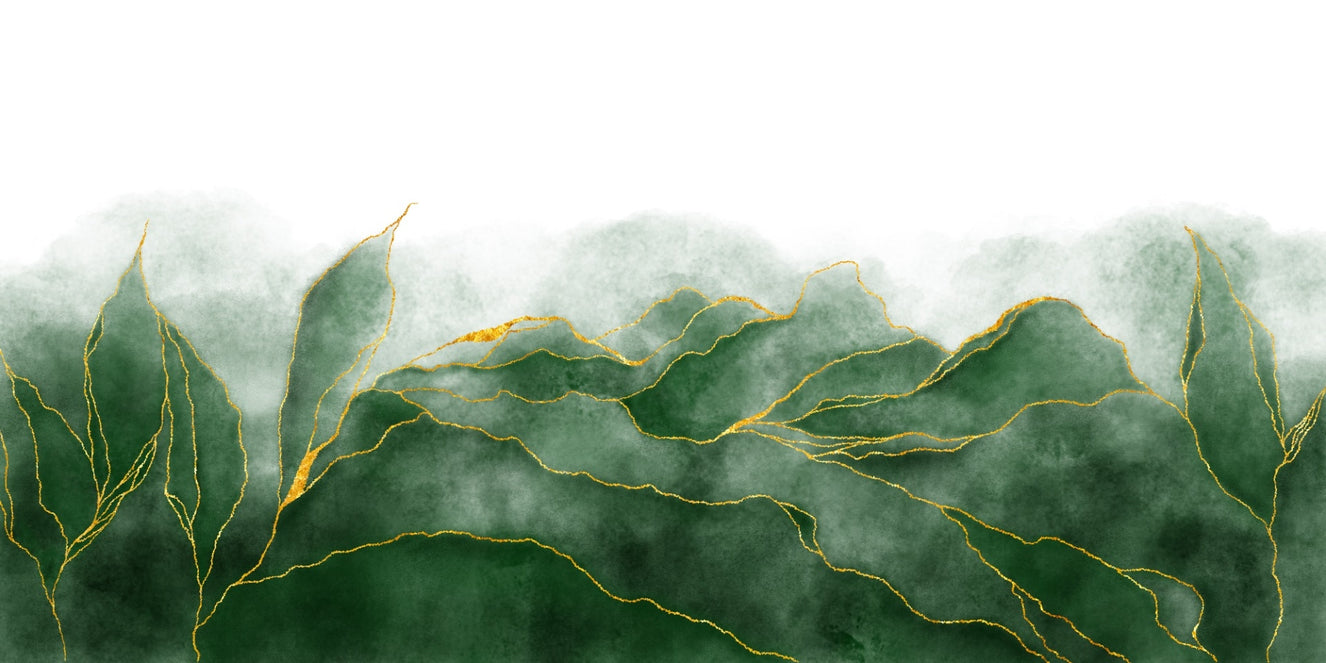 Marble Texture Lush Green Wall Murals
