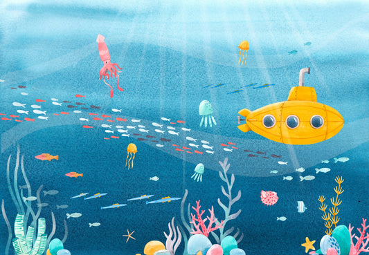 Underwater Sea Life Wall Murals