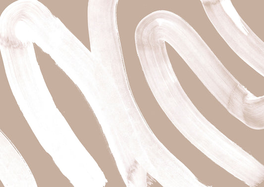 Abstract White Waves Wallpaper And Mural