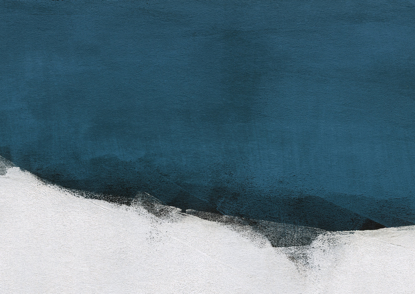 Blue Watercolor Brushstroke Wallpaper Mural