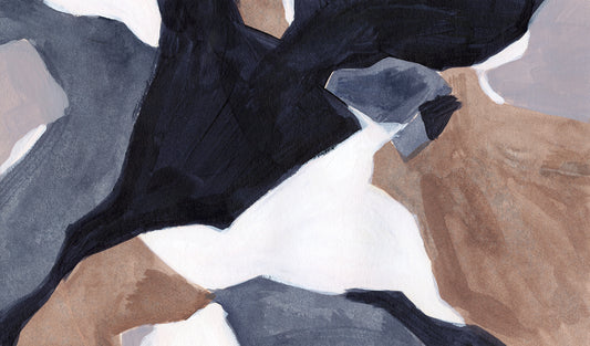 Abstract Waves of Watercolor Murals
