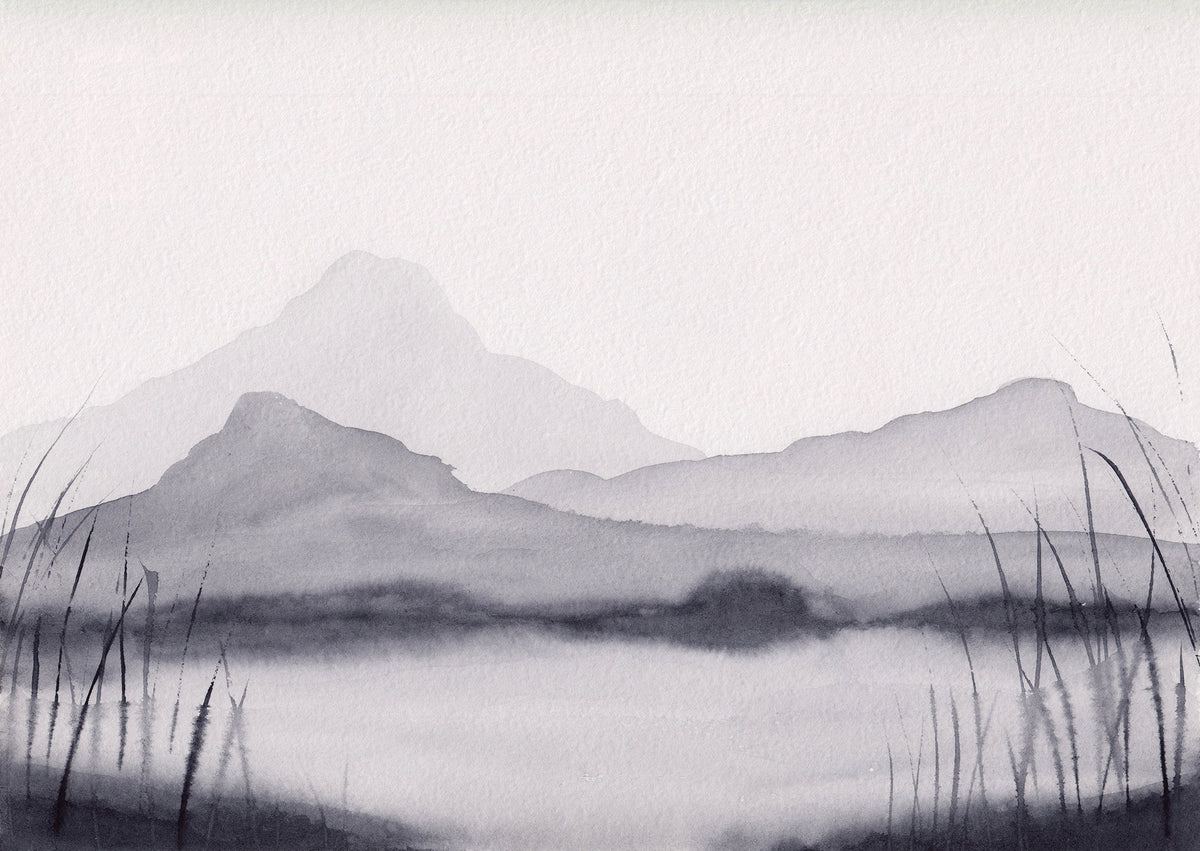 Mountain Mirage Wallpaper And Mural in your room