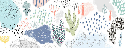 Botanical Abstractions Garden Wall Murals