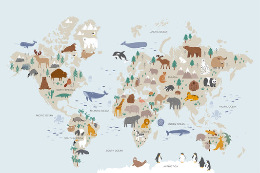 Wild Safari Adventure Wallpaper Murals