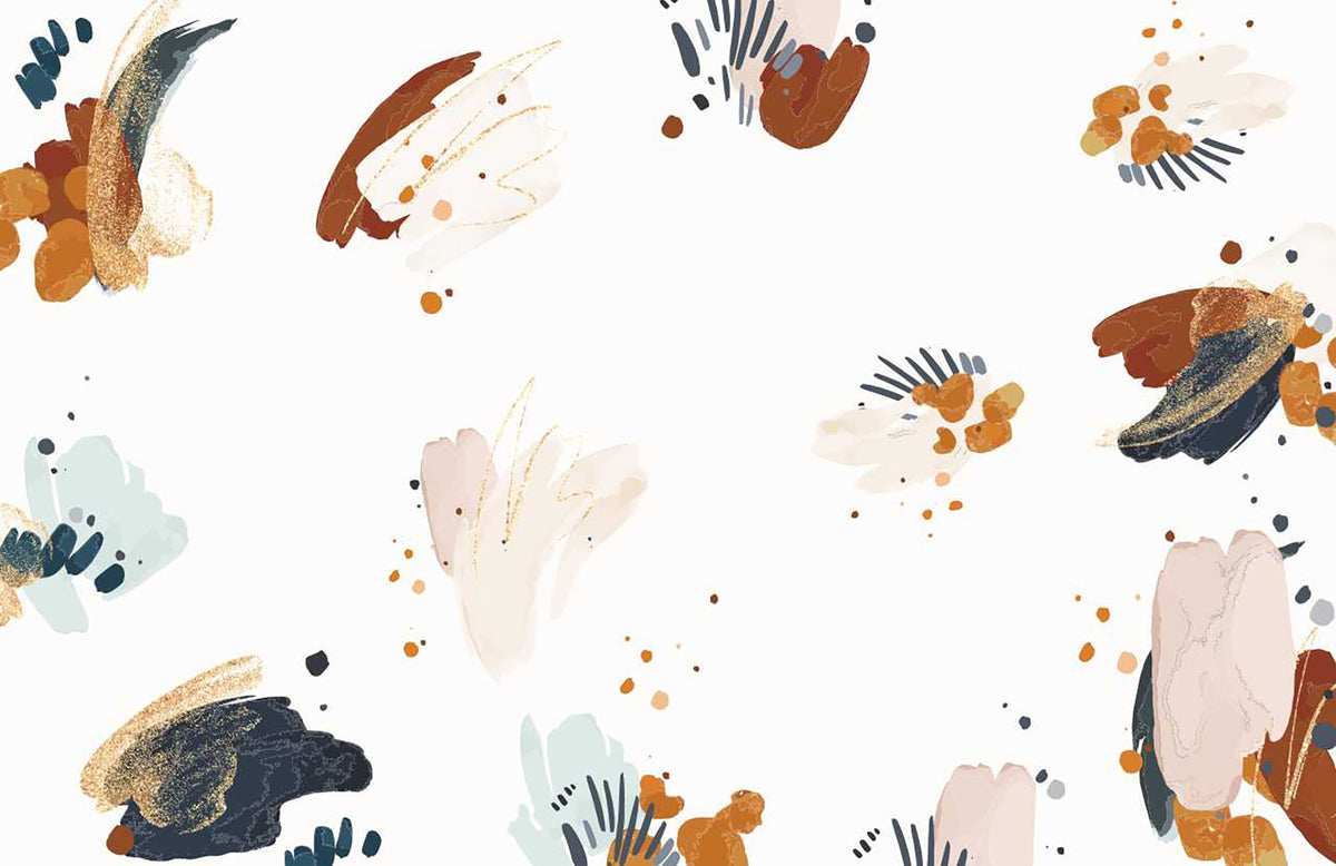 Inkblot Patterns Self Adhesive Wall Murals in your room