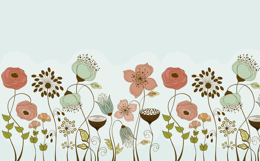 Floral Essence Wall Art Murals