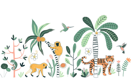 Jungle Safari Adventure Wallpaper Mural