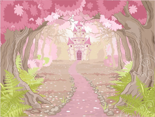 Majestic Dream Castle Wallpaper Mural