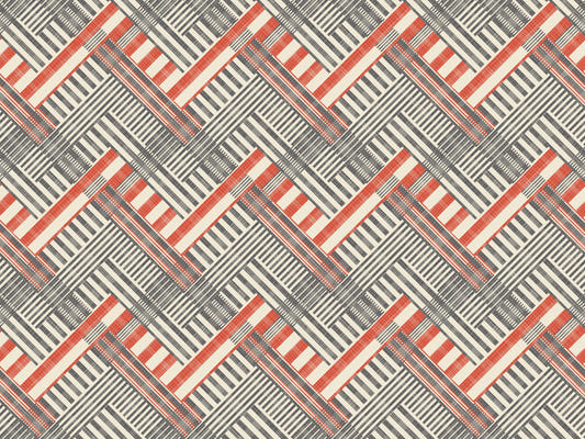 Elegant Harmony Striped Geometric Wallpaper