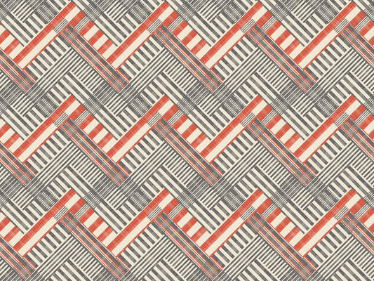 Elegant Harmony Striped Geometric Wallpaper