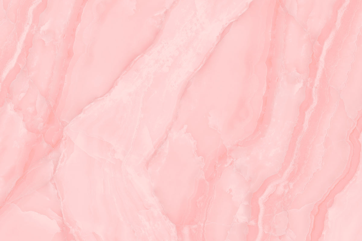 Rose Quartz Marble Wallpaper Murals in your room — zoomed