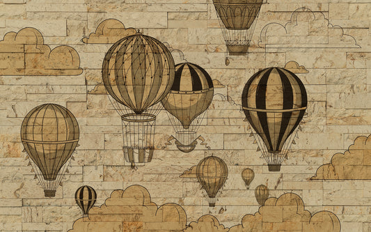 Sky Adventures Hot Air Balloons Wall Murals