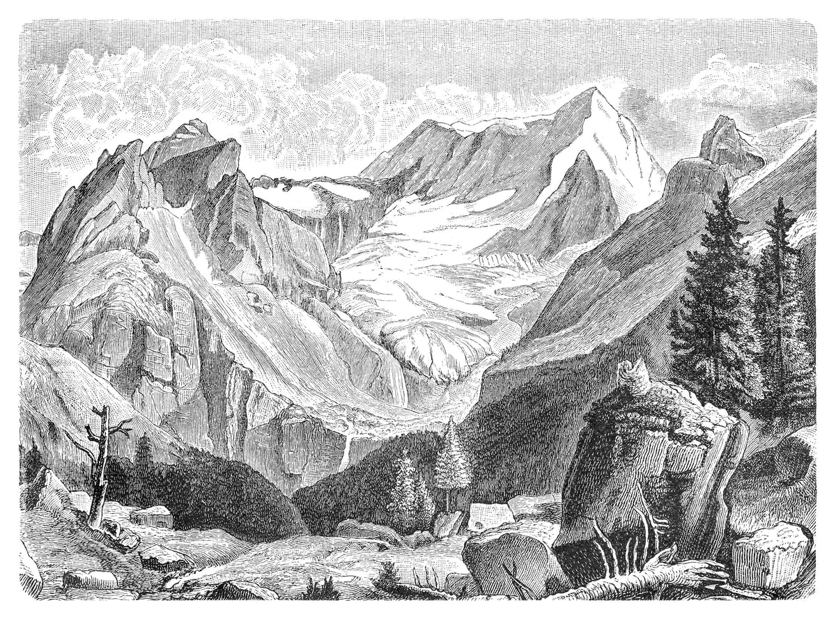Rustic Mountain Charm Wallpaper Murals in your room