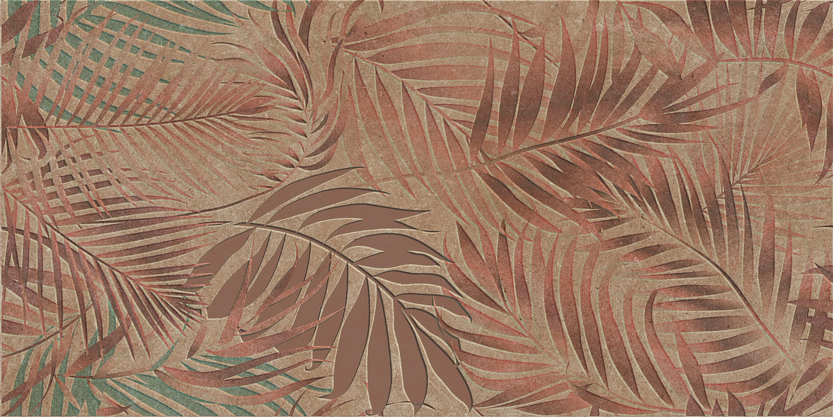 Copper Jungle Hideaway Wall Murals in your room — zoomed