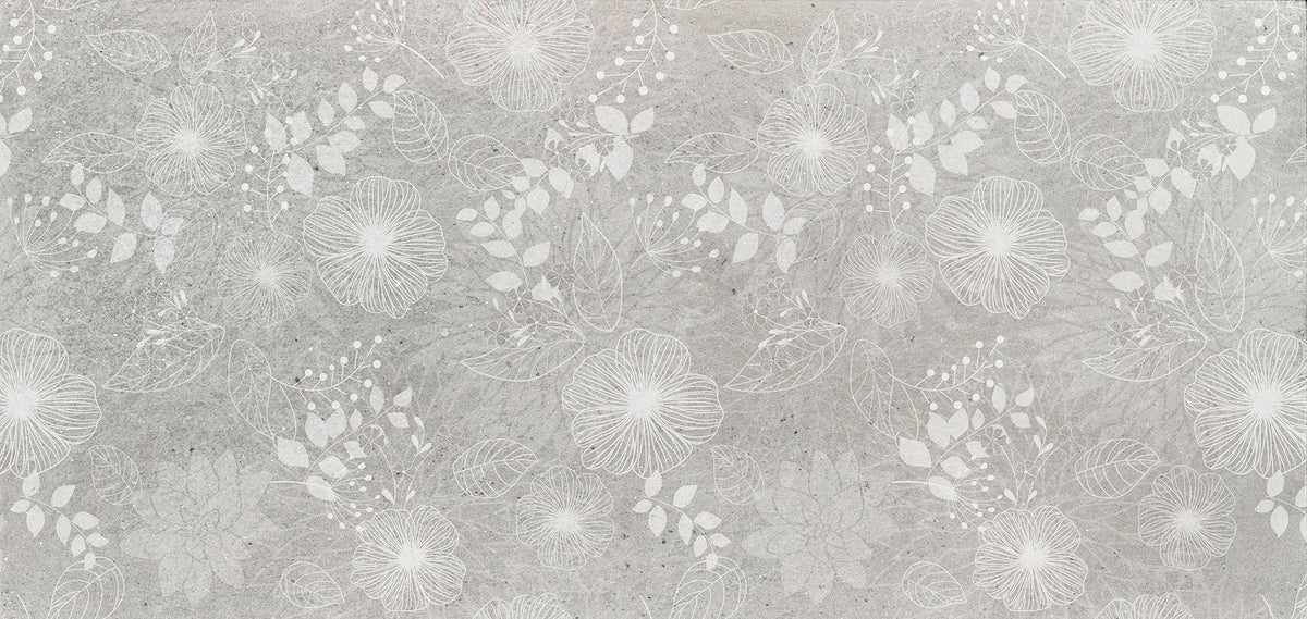 Pearl White Flower Fields Wallpaper Murals in your room