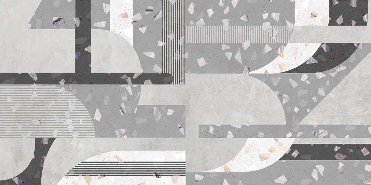 Concrete Texture Terrazzo Tile Murals in your room