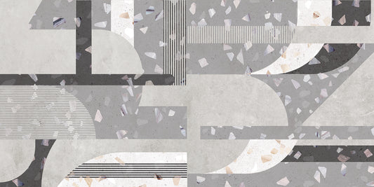 Concrete Texture Terrazzo Tile Murals