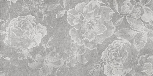 Faded White Floral Delight Wallpaper Murals