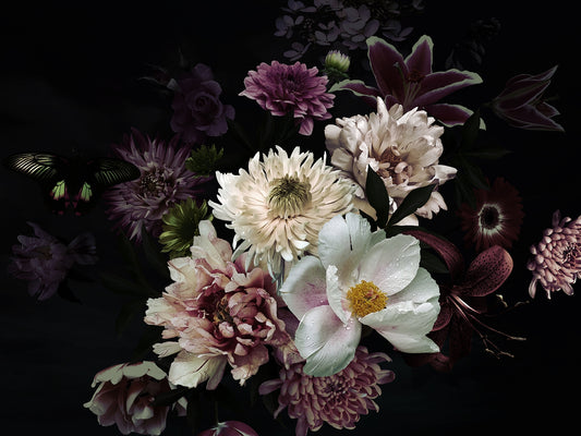 Butterfly Bouquet Oasis Wallpaper Murals