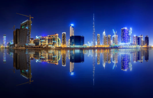 Gorgeous Dubai Cityscape Mural