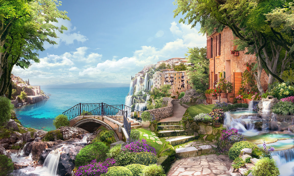 Florence Renaissance Houses Wall Murals in your room — zoomed