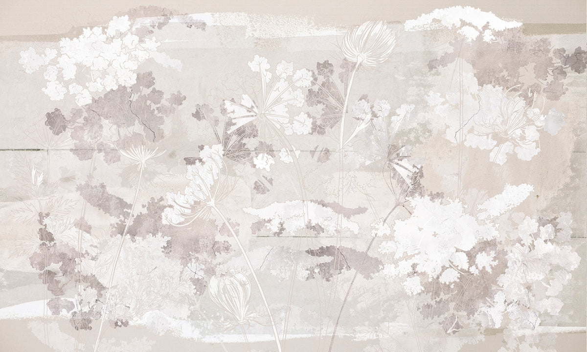 Grunge Garden Wallpaper Murals in your room — zoomed