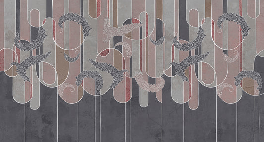 Gritty Deco Fusion Wallpaper Murals