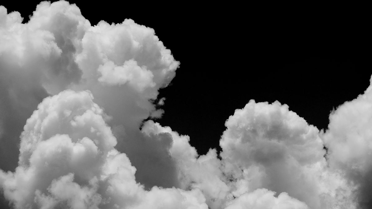 Galactic Cloudscape Wallpaper Murals in your room — zoomed