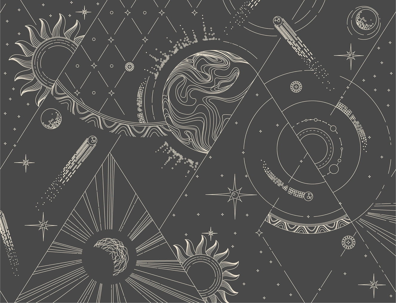 Witchcraft Patterns Design Wall Murals