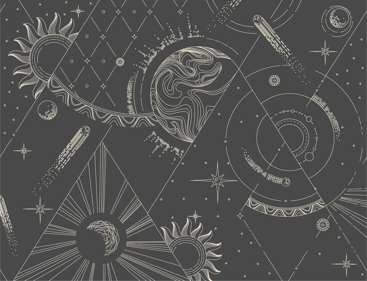 Witchcraft Patterns Design Wall Murals in your room