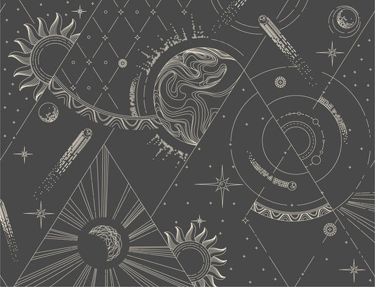 Witchcraft Patterns Design Wall Murals