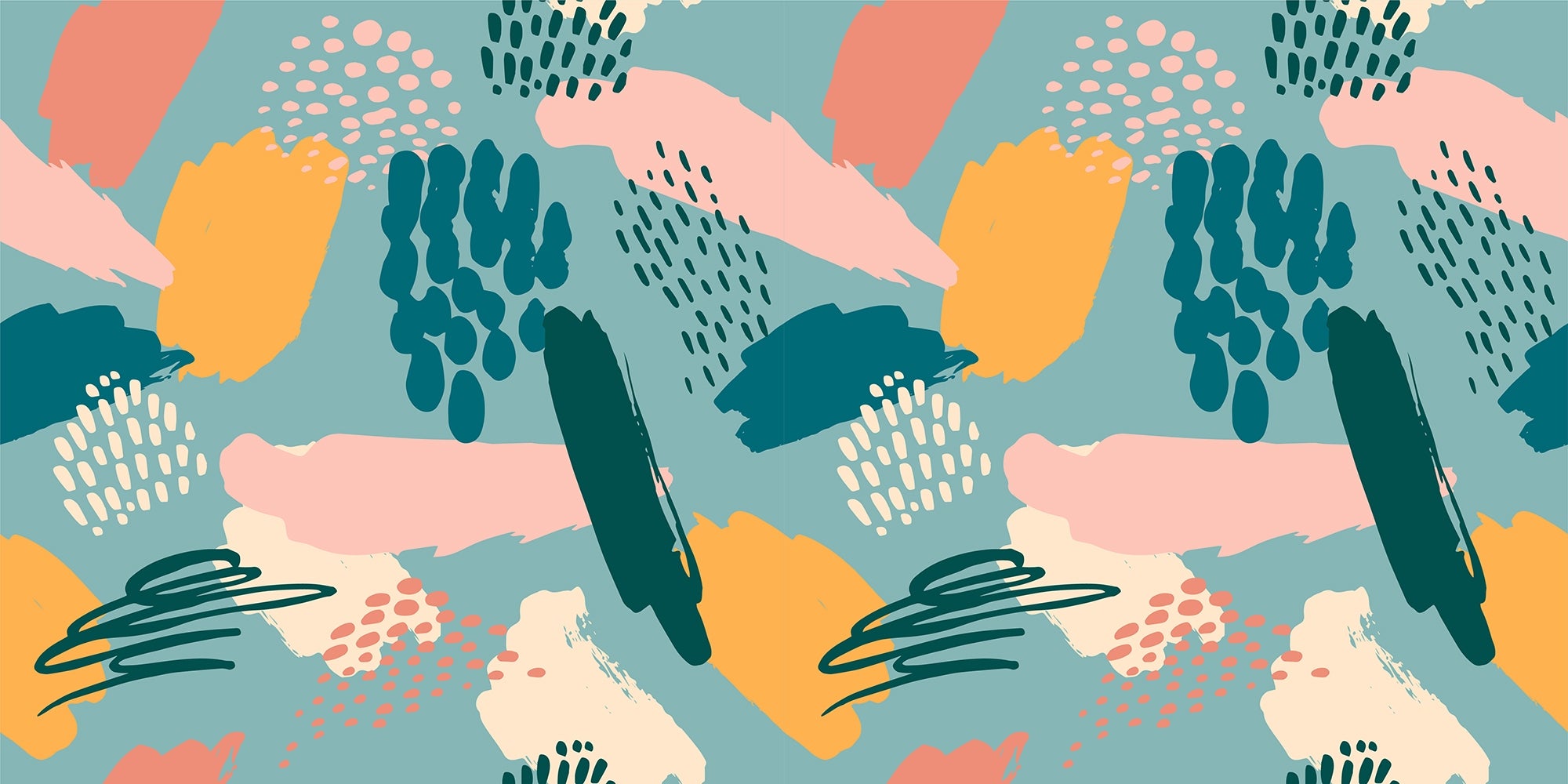 Multicolor Seamless Patterns Wall Murals