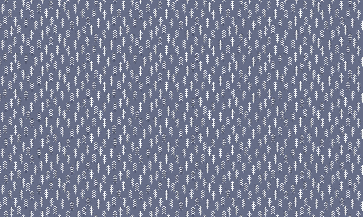Minimal Pine Retreat Removable Wallpaper in your room — zoomed