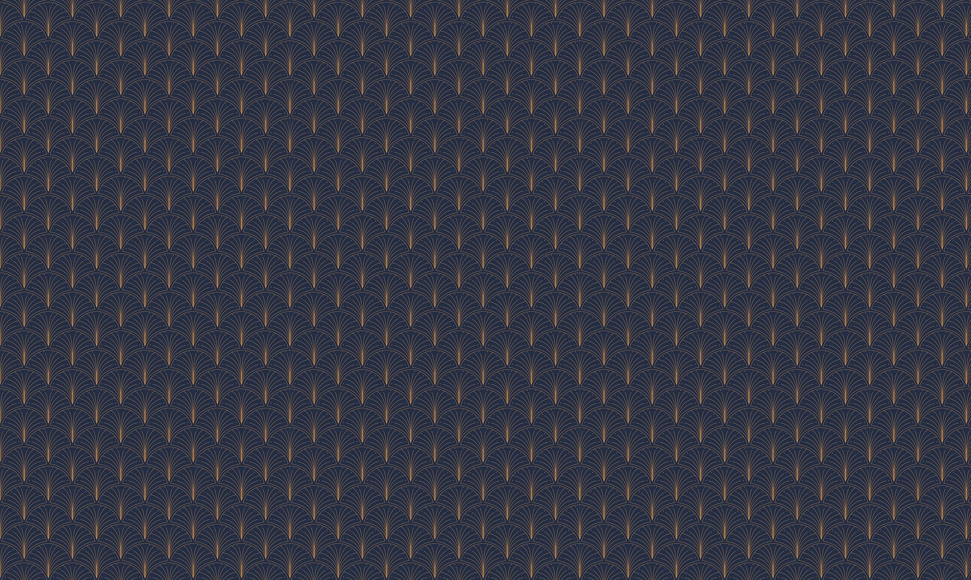 Luxurious Art Deco Patterned Wallpaper